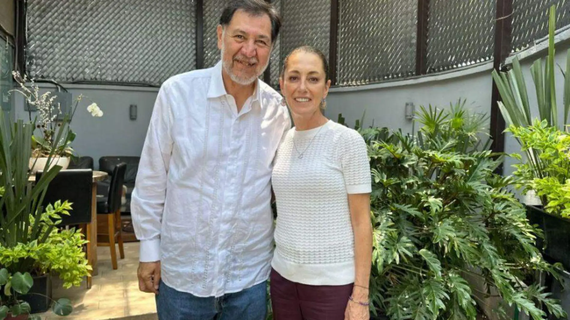 Claudia Sheinbaum con Gerardo Fernandez Noroña